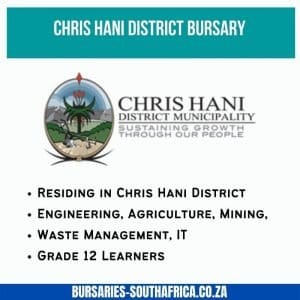 CHDA bursary Chris Hani district municipality bursary