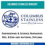 columbus stainless bursary