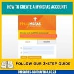 how to create a mynsfas account