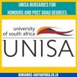 unisa honours bursaries